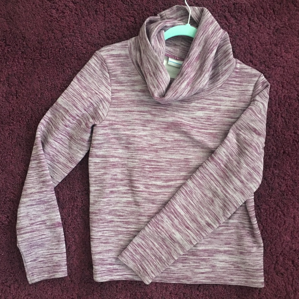 Cowl-neck long sleeve Columbia sweater (M) EUC